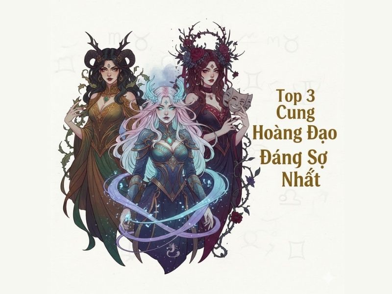 Top 3 Cung Hoàng Đạo Đáng Sợ Nhất: Giải Mã Góc Khuất 2026