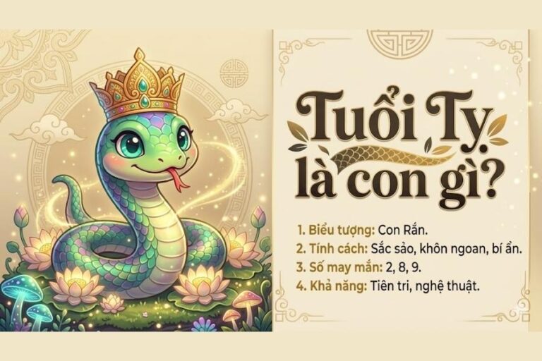 Tuổi Tỵ là con gì? Giải mã vận mệnh, phong thủy và sự nghiệp người tuổi Rắn